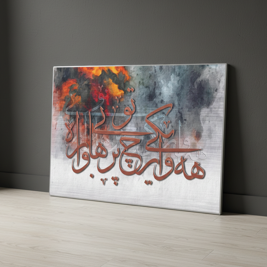 Brushed Aluminum Print